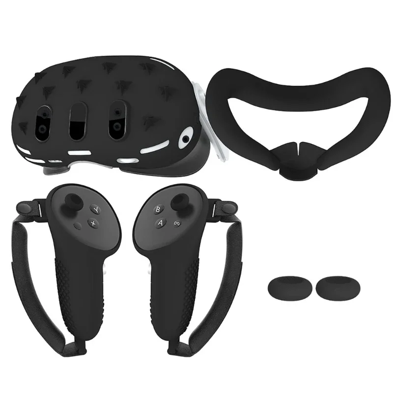 

Прочная и мягкая силиконовая ручка контроллера для VR-гарнитуры, защита контроллера, разноцветные аксессуары для ручек