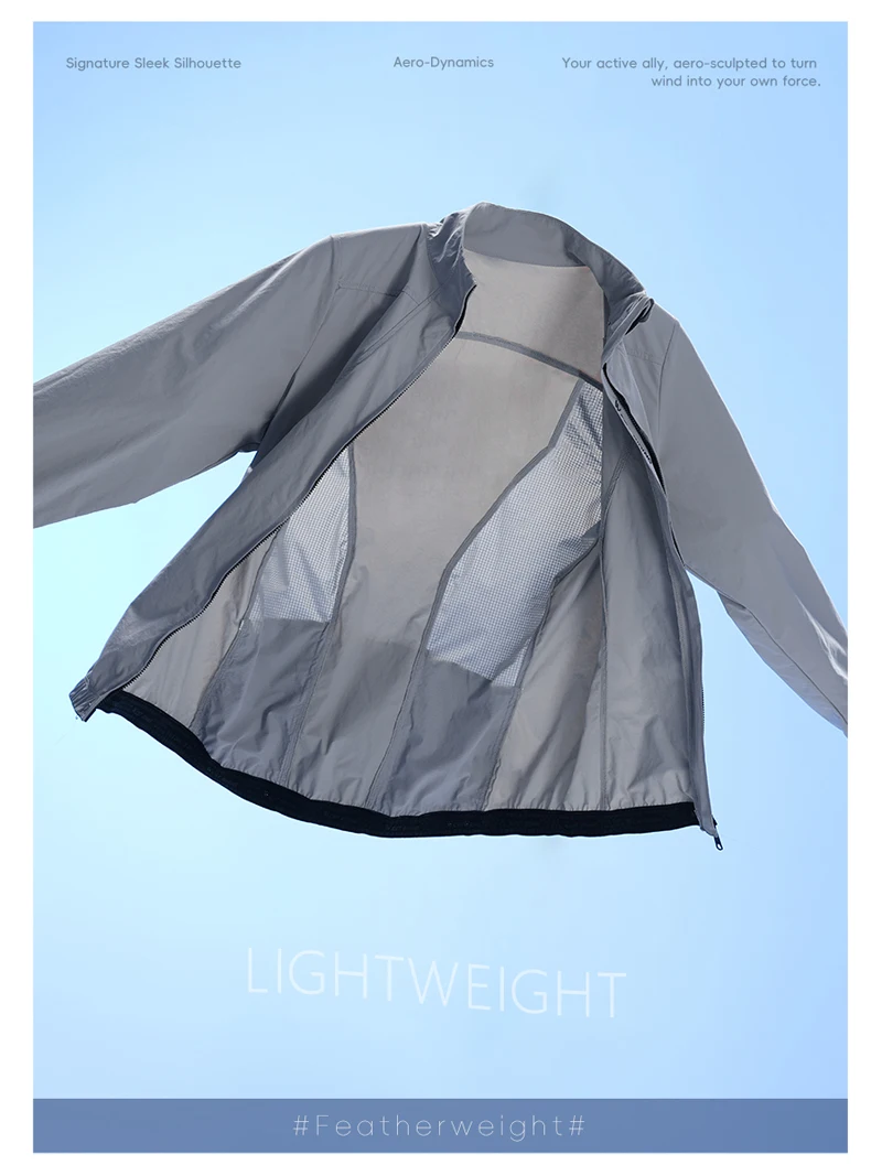 WEST BIKING Winddichte Fahrradjacke für Herren und Damen, Sport-Windjacke mit Zwei-Wege-Reißverschluss und 3 Gesäßtaschen, zum Laufen, Wandern, Radfahren – Detail 12