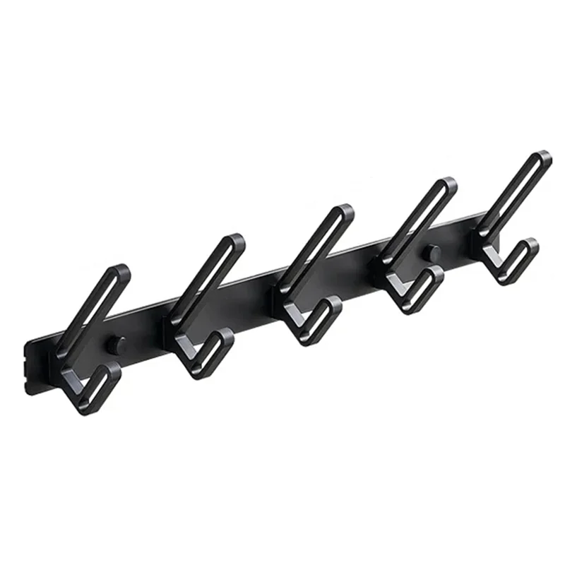 Wall Hook Without Drill Hook Clothes Bathroom Toilet Space Aluminum Wall Door