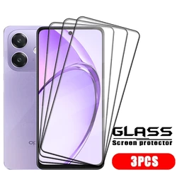 4 - Pack HD Tempered Glass Screen Protector with Full Cover Glue (9H Hardness) for OPPO A40 (3 Front Glass)