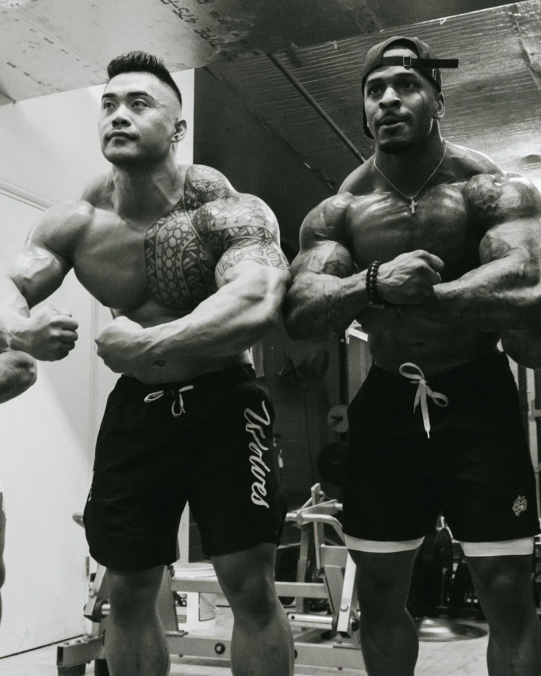 Description Picture 6 of itemNew muscle fitness brothers sports shorts sports casual running breathable sweat shorts