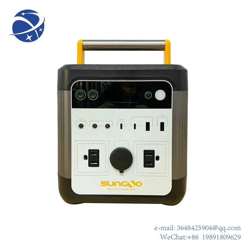 

YYHCportable solar energy system 600w 1200w Portable Power Station Battery Power Bank for Camping Household Home Equipment