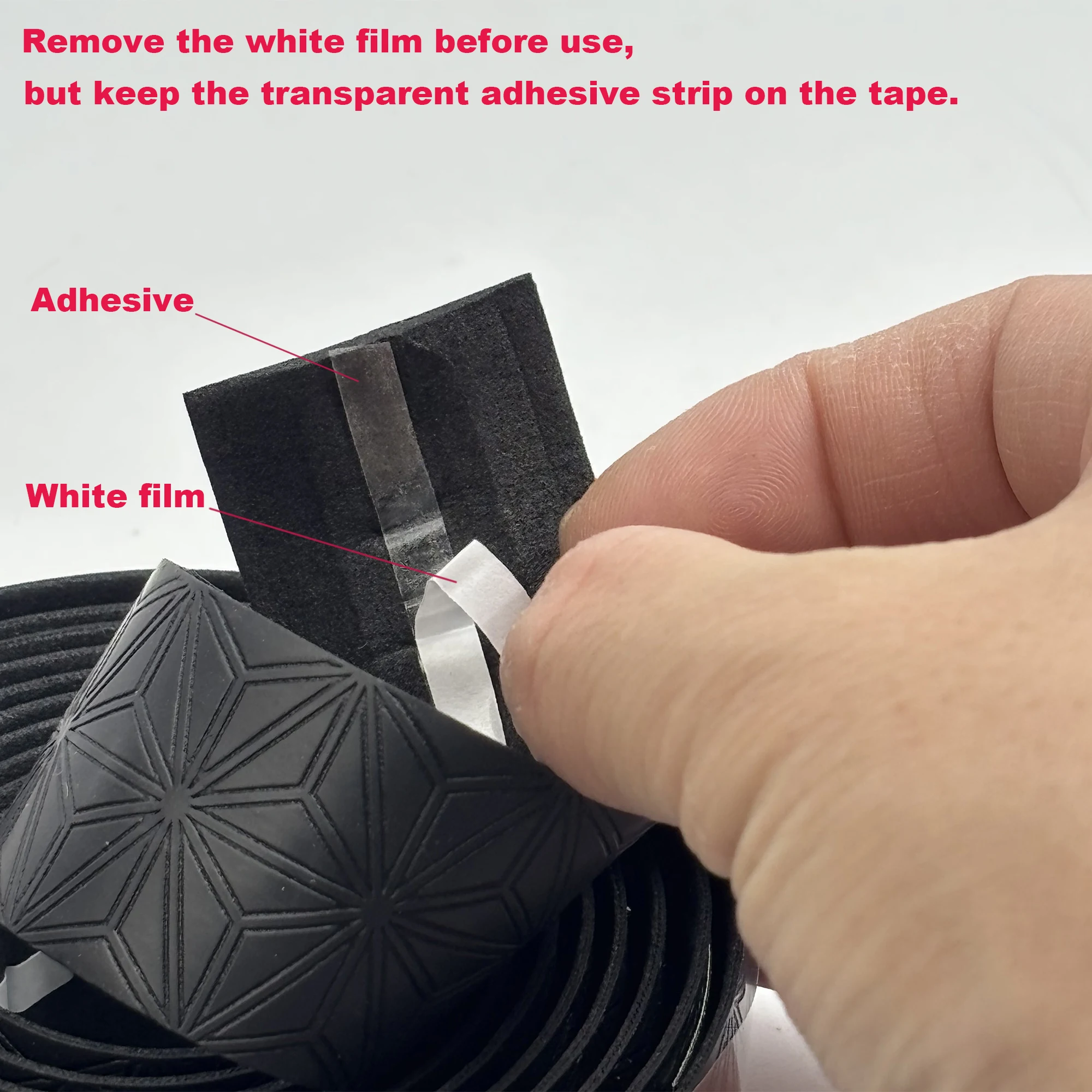 Pair of Anti-Slip Shock-Absorbing Road Bike Handlebar Tape with Bar End Plugs