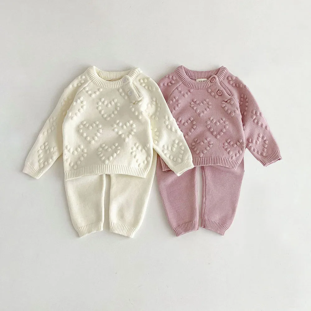 Baby Knit Sweater & Pants Set 1