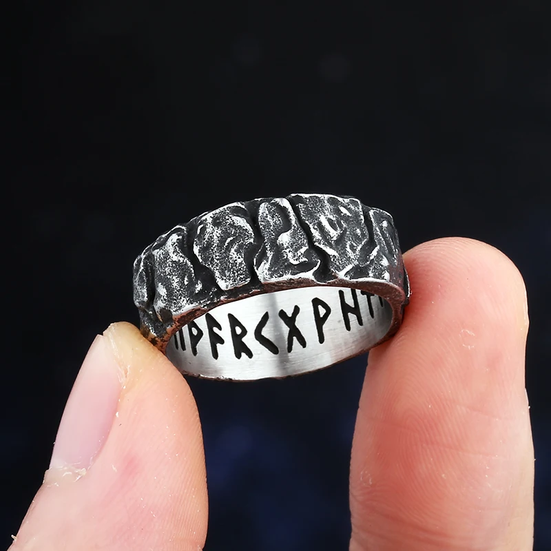 Stainless Steel Ring Finger Ring Wedding Rings Wedding Ring Viking Githic Style Stainless Steel Celtics Knot Ring Men Nordic Trinity Womens Band Jewelry Boyfriend Gift