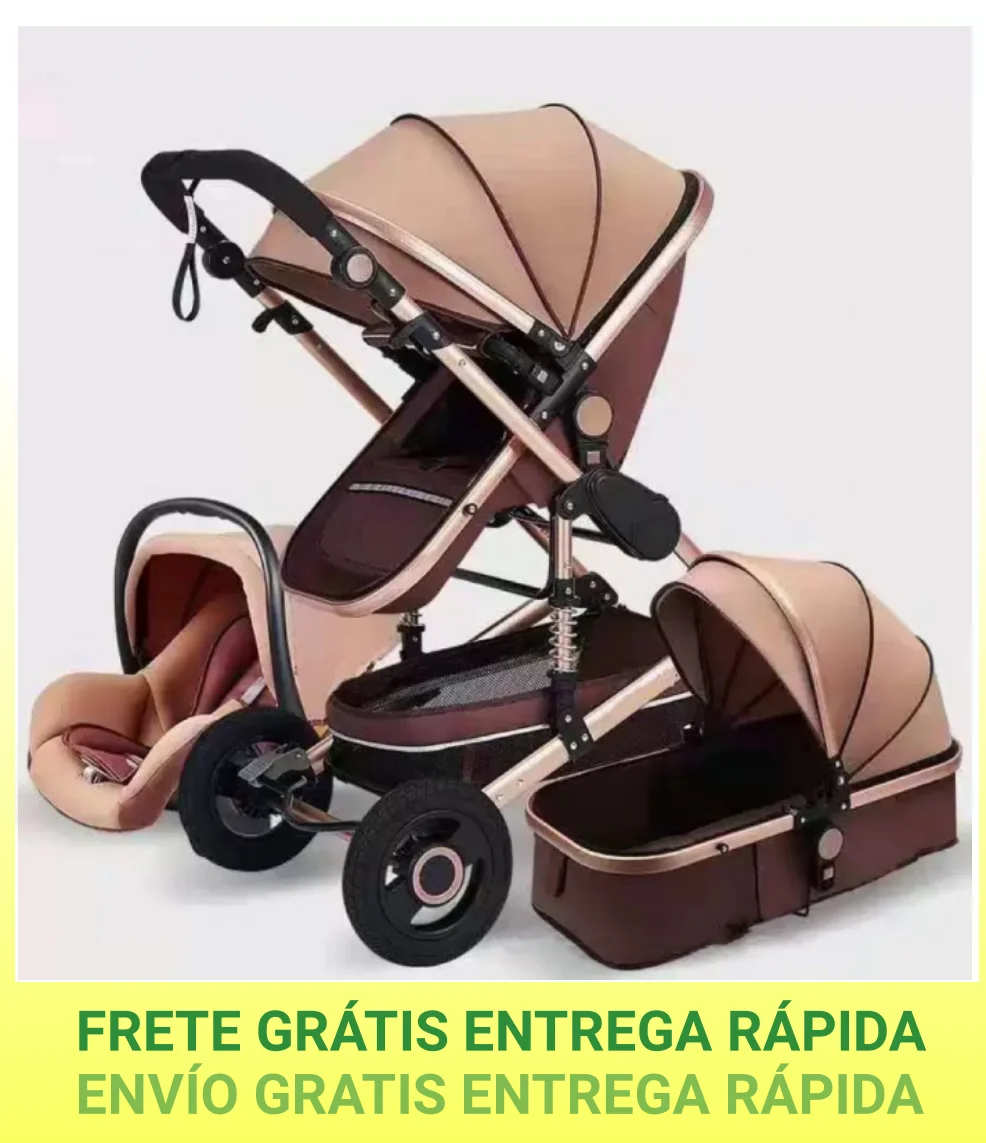 

Luxury 3-1 Baby Stroller,big space baby stroller with comfort baby from 0 to 36 months,quickly and free delivery
