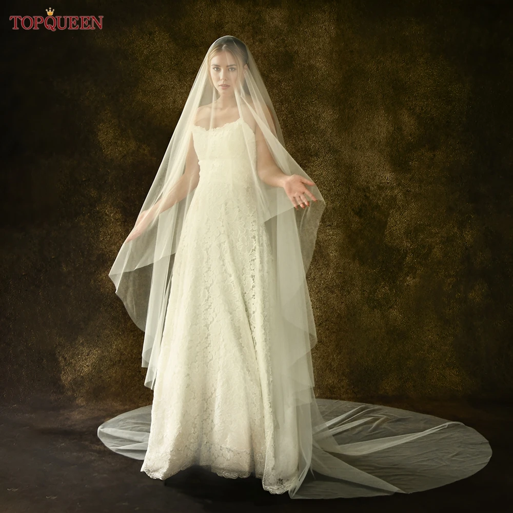 Bridal Veil 3m Long Double Layer Customizable