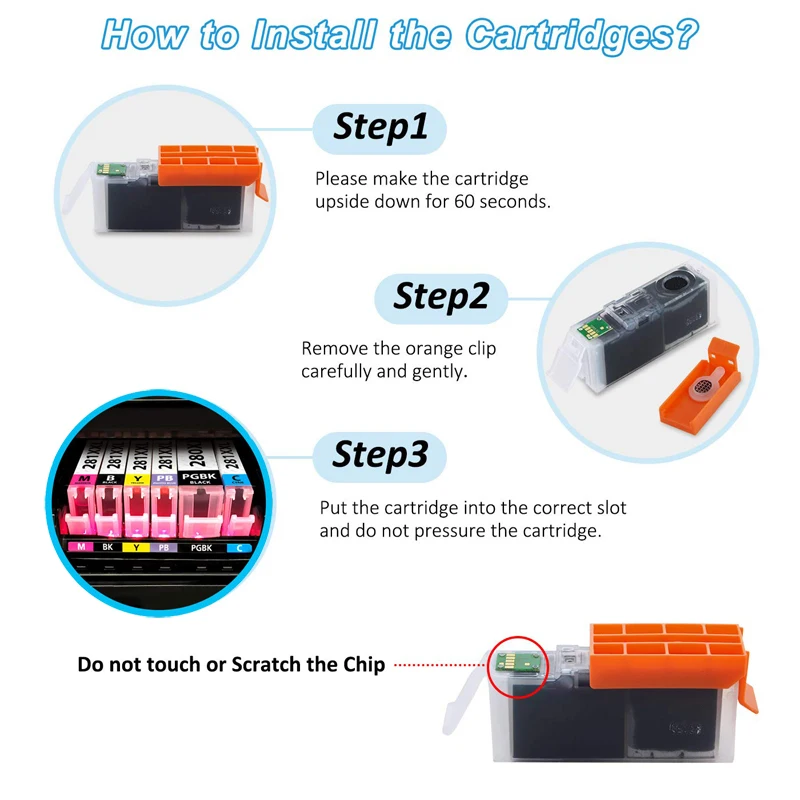 Canon Pixma MG5750/MG5751: How to Replace/Change Ink Cartridges 