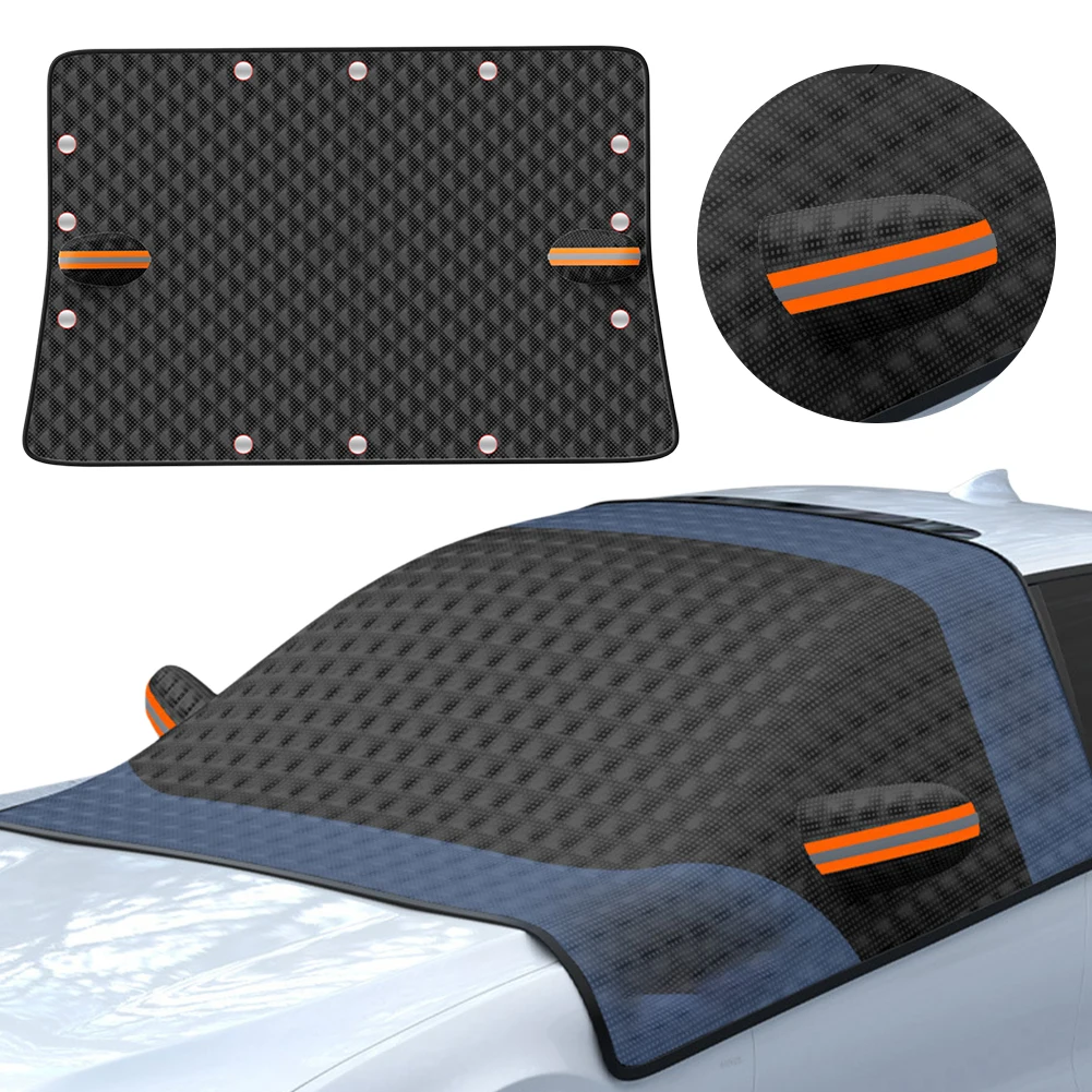 

Car Snow Cover Windscreen Snow Cover with Magnet Winter Outdoor Waterproof Car Sun Visor Anti Ice Frost Auto Windshield Sunshade