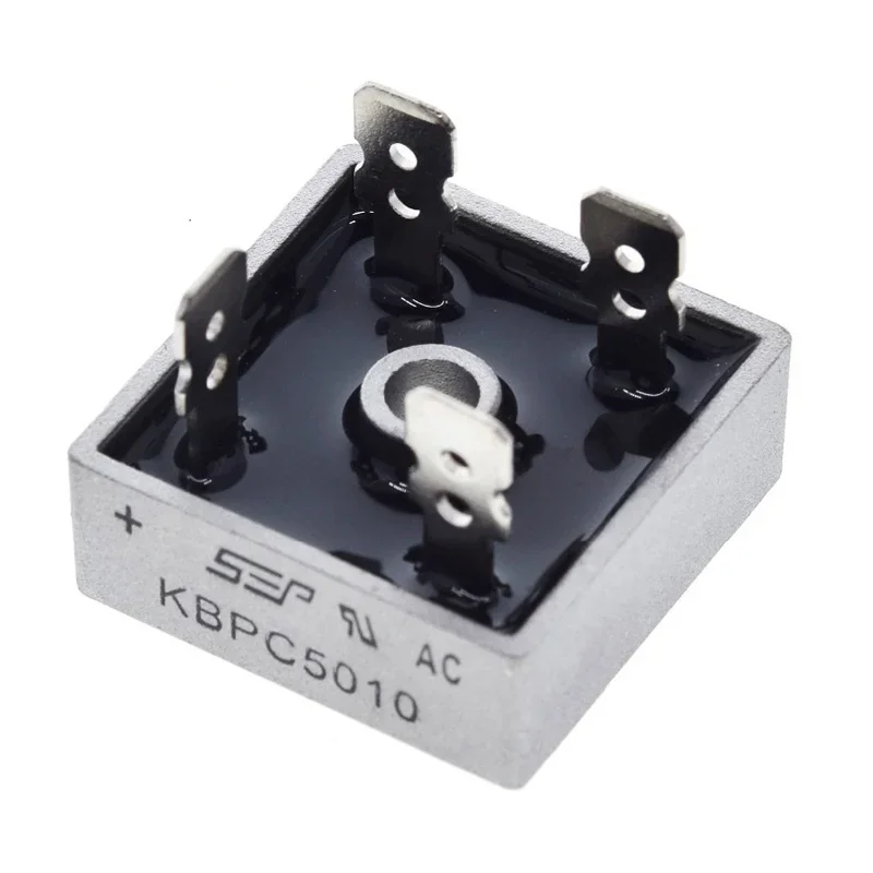 

Bridge Rectifier 50A Diode Bridge, Metal Case, KBPC5010, KBPC3510, 1000V