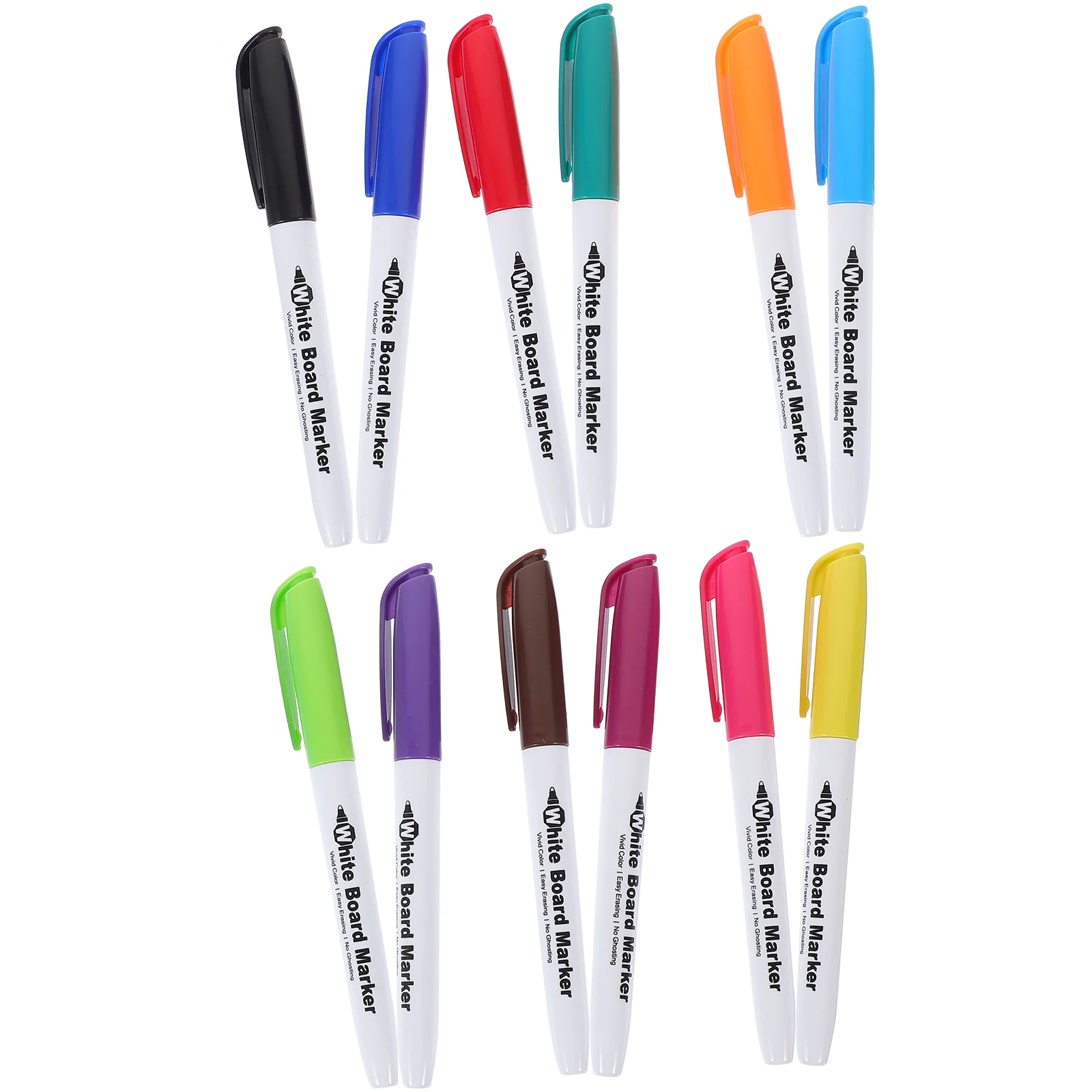 

12 Pcs Marker Pen Whiteboard Dry Erase Markers Pens Liquid Chalk Erasable Fine Tip Drawing Small