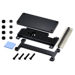 Aluminum Raspberry Pi Zero Case with Pin Header and Screwdriver (2W02)