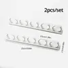 2pcs Grey Plastic Kitchen Jar Rack Wall-Mounted Adhesive Seasoning Bottles Holder Spice Bottle Holder Tool Kitchen Storage Rack 6