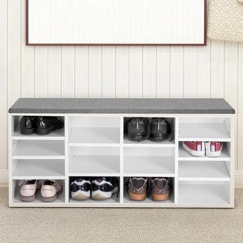 Shoe Bench Shoe Rack Shoe Storage Bench 2