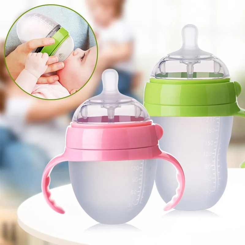 150/250ML Baby Bottle Infant Newborn Learn Feeding Drinking Milk