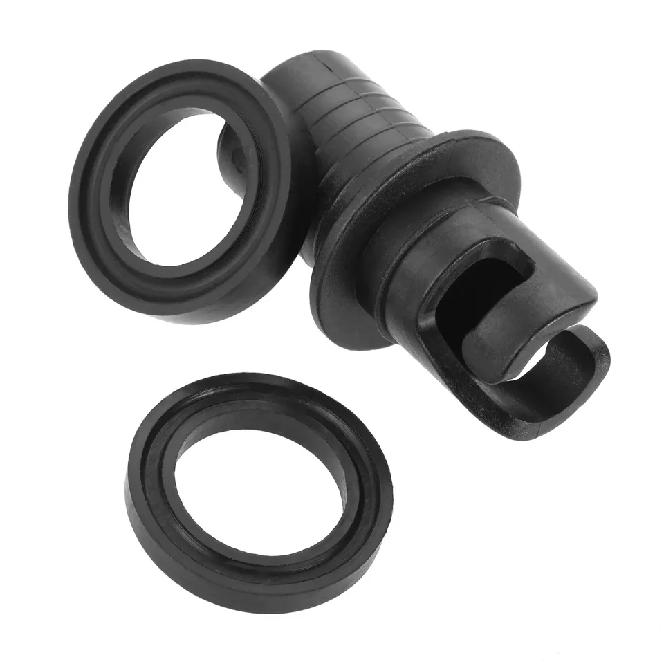 Gatuida Luftventil-Adapter Für Kajakpumpen – Schwarz, Kunststoff, Luftdichter Anschluss Für Aufblasbare Kajaks & SUPs