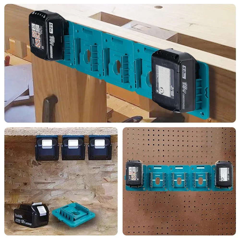 Machine Holder Battery Storage Rack for Dewalt/Makita/Milwaukee