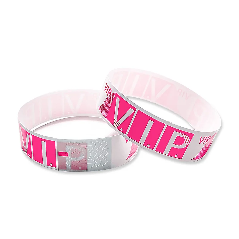 Colorful Paper Neon Identification Wristbands Mixed Multicolor 10 Colors Waterproof Bracelets for Events Festival