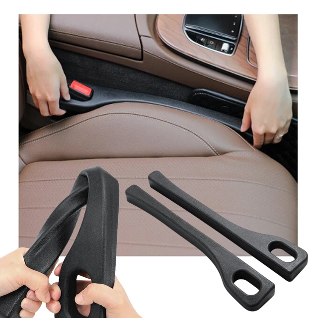 Cheap 1/2PCS Universal Car Seat Gap Filler PU Leak-proof Filling Strip  Anti-Drop Seat Gap Strip With Hole for Car SUV Truck Decor Auto Interior  Accessories