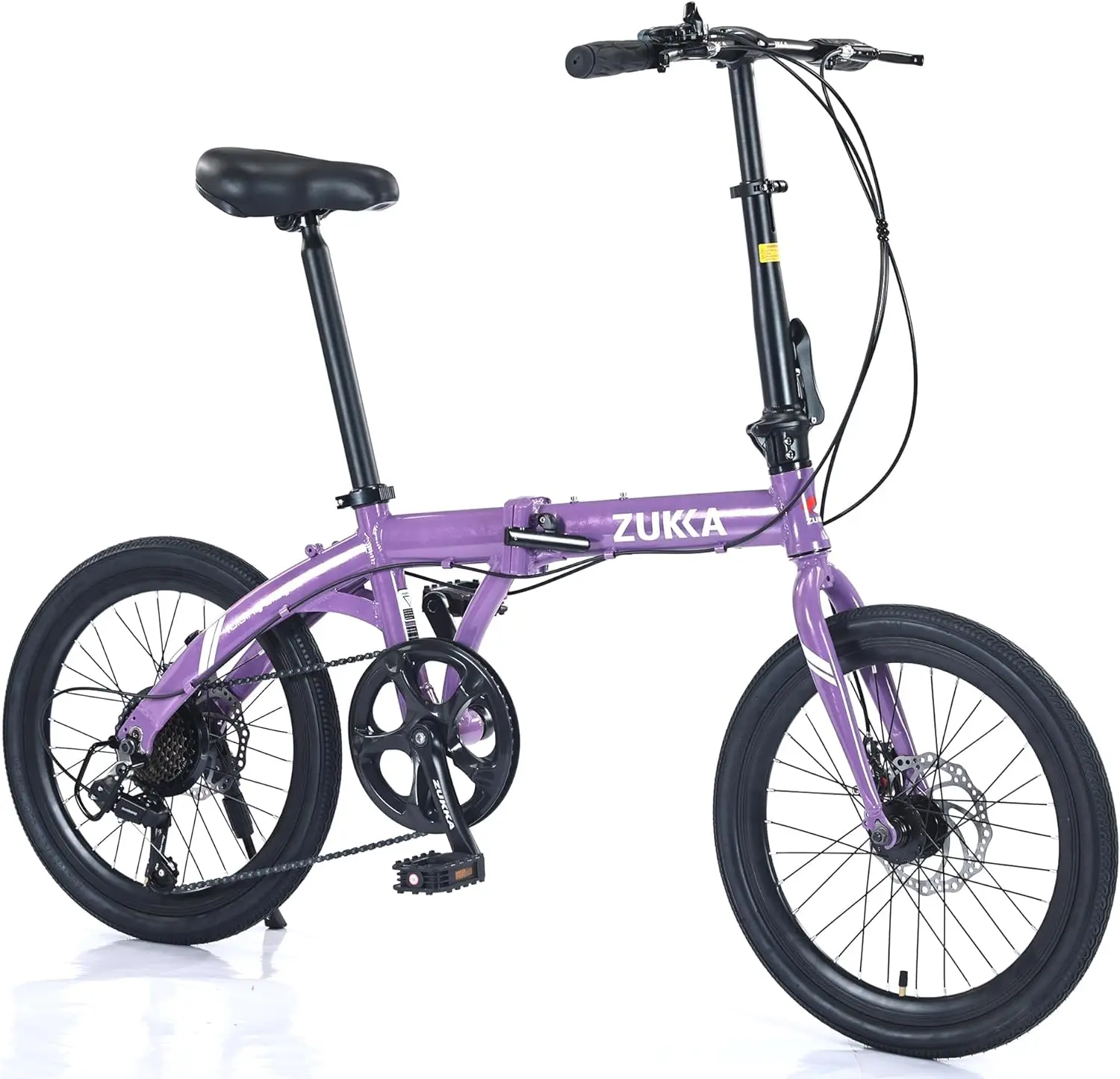 

【US Shipping】ZUKKA Folding Bike 20-inch Foldable City Bicycle with 8 Speeds Drivetrain/Aluminum Frame/Multiple Colors