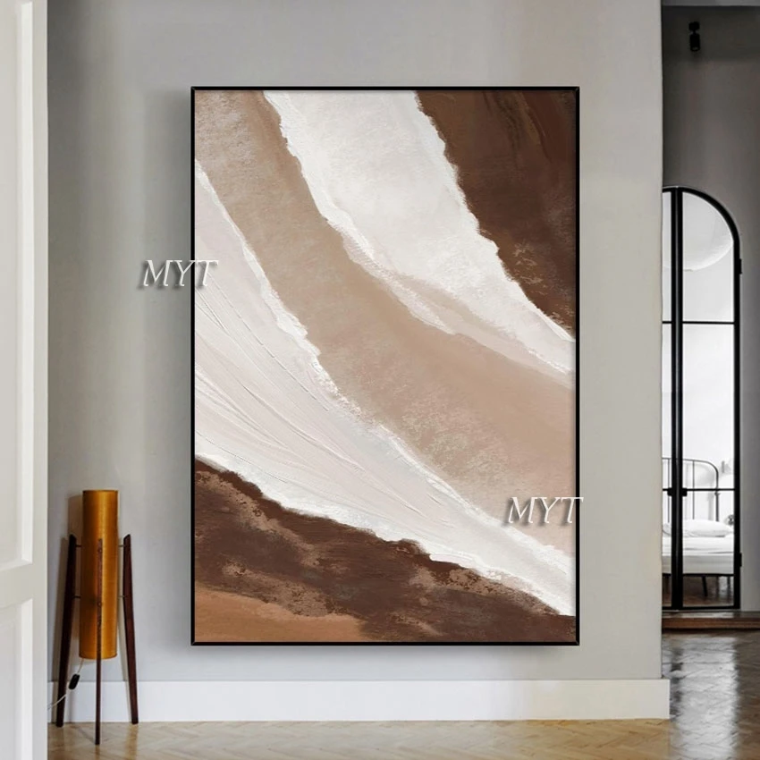 

New Arrival Canvas Wall Picture Art Simple Abstract Acrylic Painting Home Furnishing Decoration Handmade Artwork Frameless