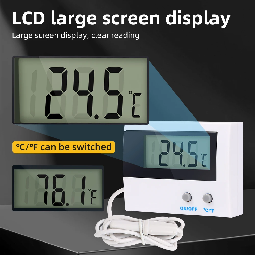 Mini Digital LCD Indoor Temperature Thermometer Meter Gauge