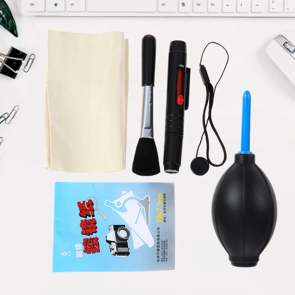 Lens Cleaning Kit Professional Camera Cleaning Tools Set Air Blower Cloth Pen Tissue for Iconic Brand Nikon Iconic Brand DSLR