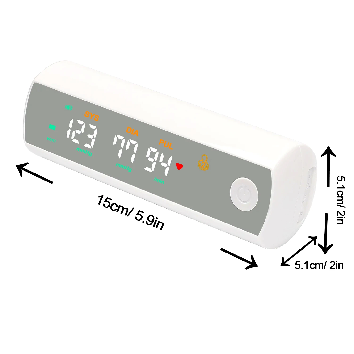Medical BP monitors tensiometer upper arm cuff blood pressure monitor electronic digital sphygmomanometer LED touch English voic