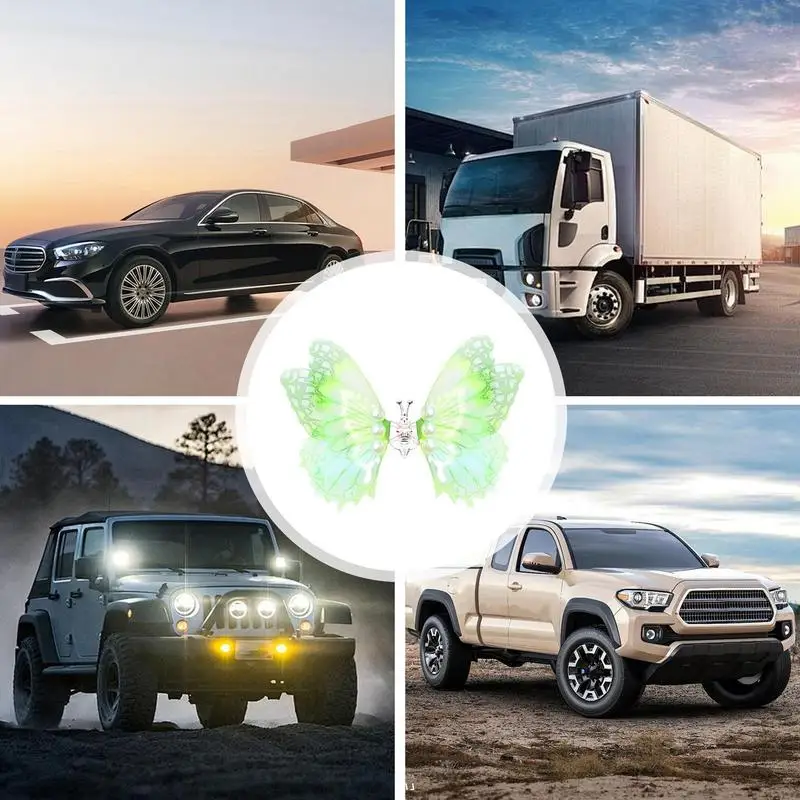 나비 대시 보드 장식 나비 스윙 장식, Rvs 트럭 자동차 SUV 자동차 인테리어 장식