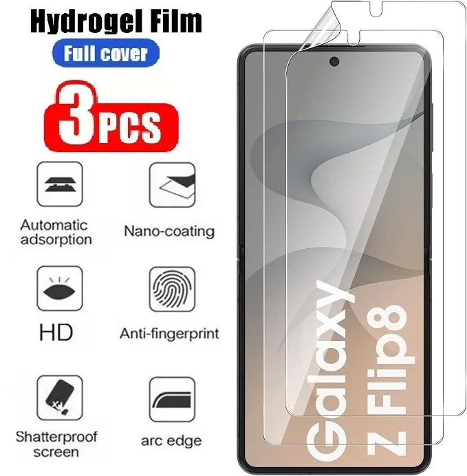3-Pack Hydrogel Anti-Scratch Screen Protector for Flip Series Front Cover