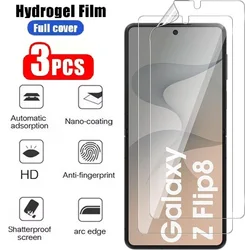 3 - Pack Hydrogel Anti - Scratch Screen Protector for Flip Series Front Cover (Galaxy Z Flip 7)