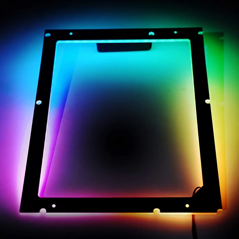 Motherboard RGB Backplate Light Emitting Back-Plane 5V 3 Pin ARGB Desktop Decor Lamp StripATX/MATX/ITX A-RGB Framex