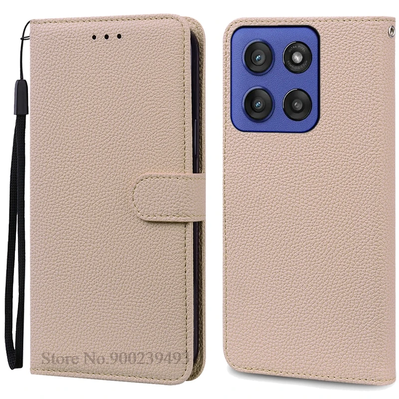 Motorola 5G Leather Wallet Flip Case - Premium Protective Cover