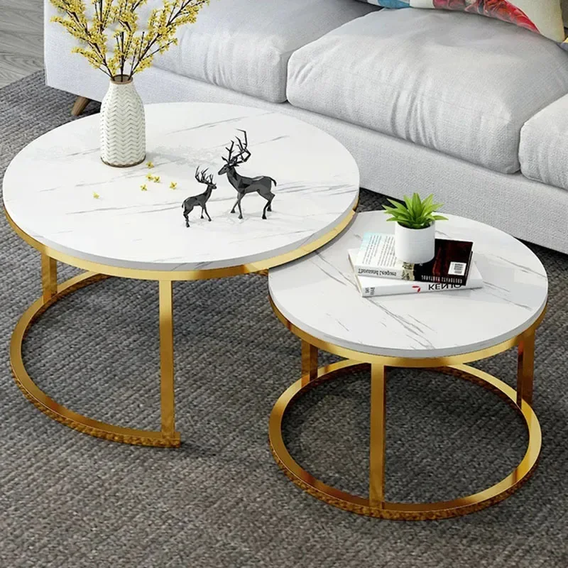

Nordic Modern Coffee Tables Round Unique Minimalist Designer Coffee Tables Aesthetic Organizer Mesa De Centro Home Furniture