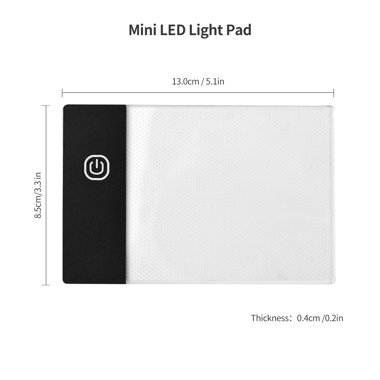 슈퍼 미니 LED 라이트 패드 초박형 라이트 박스 USB 전원 디밍 가능 밝기 조절 아트크래프트 트레이서 드로잉 트레이싱 연습용