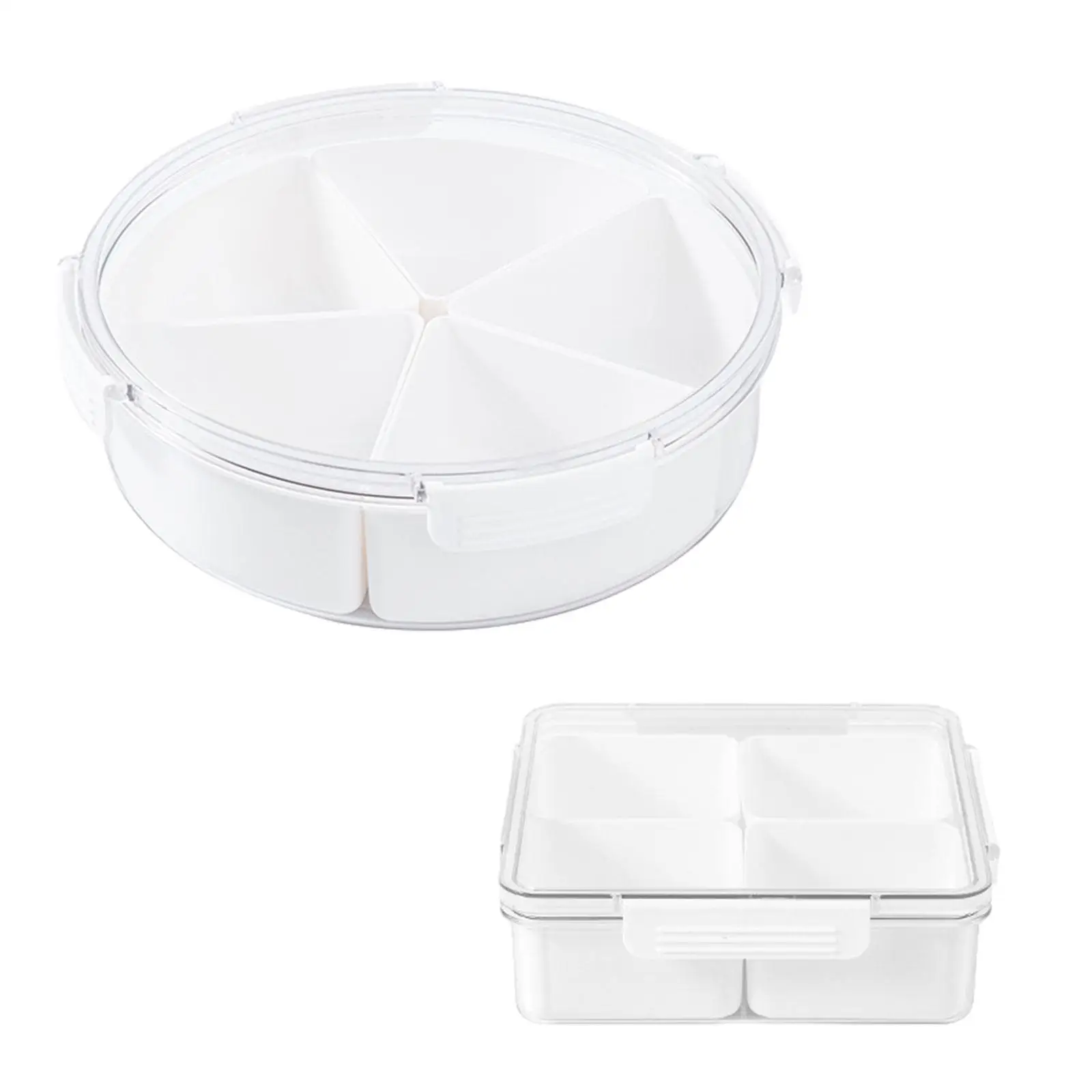 Catering Organizer Tray with Lid Reusable for Fruits Sweets  Dessert