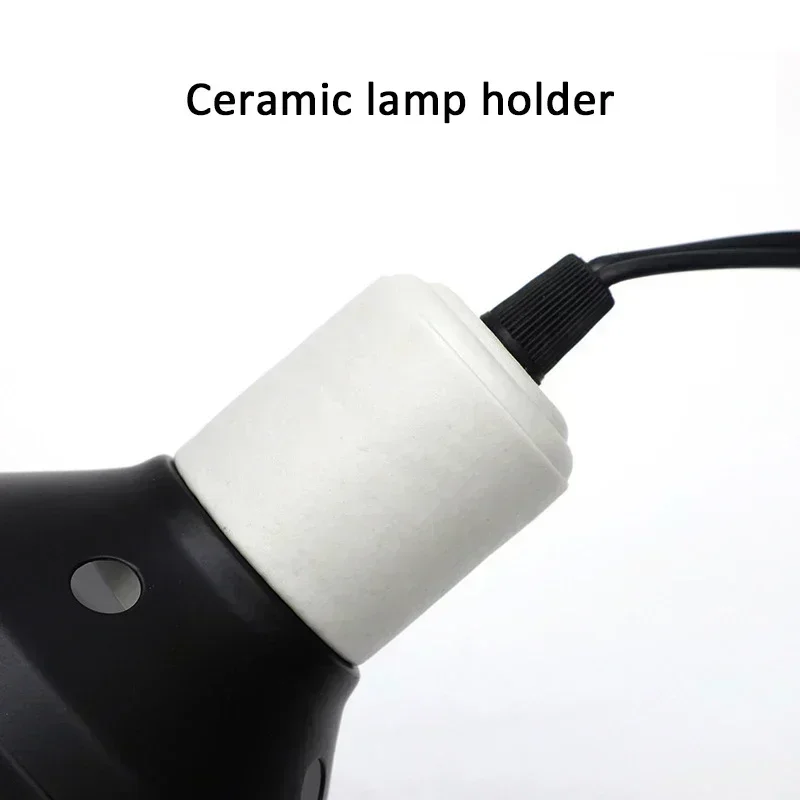 110-240V UVB Reptile Lamp Set Illumination 300W E27 Heating Lamp Bracket Pet Light Bulb Bracket Lampshade Emission Lamps 4