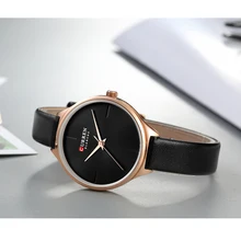 

CURREN Top Brand Luxury Quartz Watches Ladies Fashion Simple Watches Women Leather Waterproof Wristwatch for Girl Montre Femme