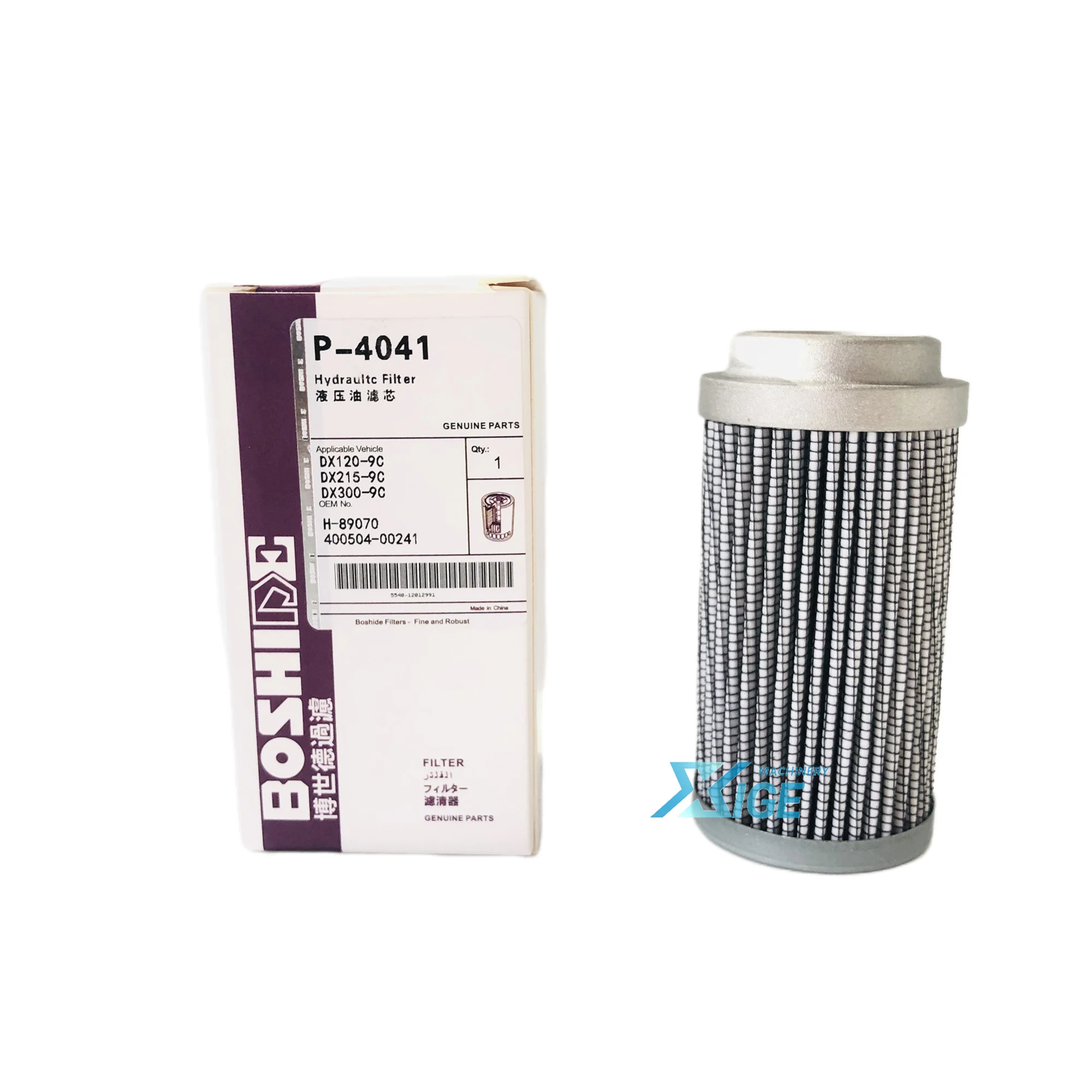 Pilot Filter Hydraulic Element 400407-00008 400504-00241 H-89070 for Excavator DX215-9C DX225-9C DX120-9C DX150-9C DX300-9C Pump