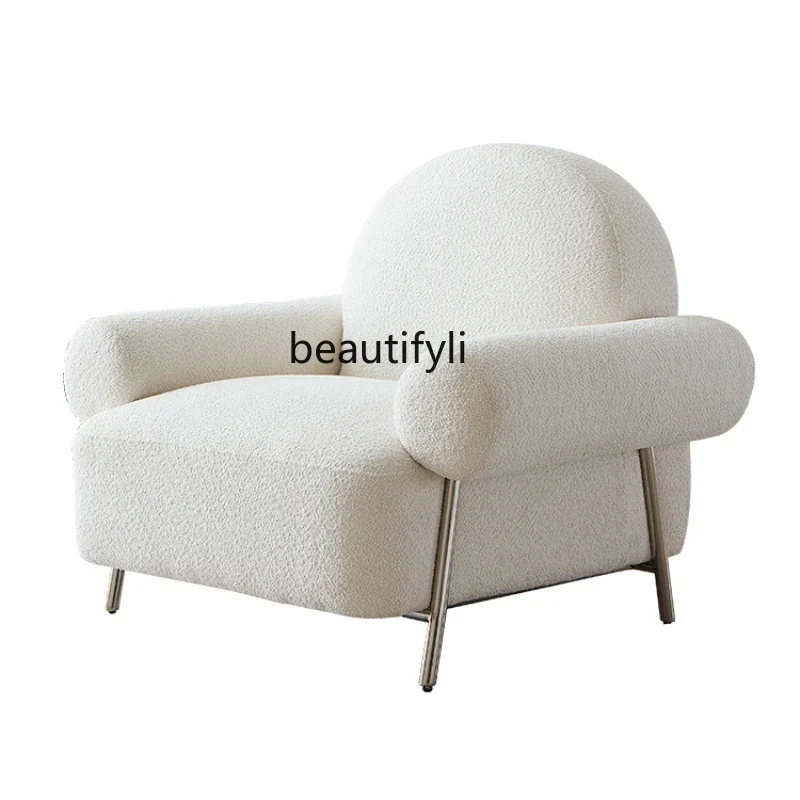 

Armchair Living Room Couch French Vintage Style Chair Bedroom Leisure Chair