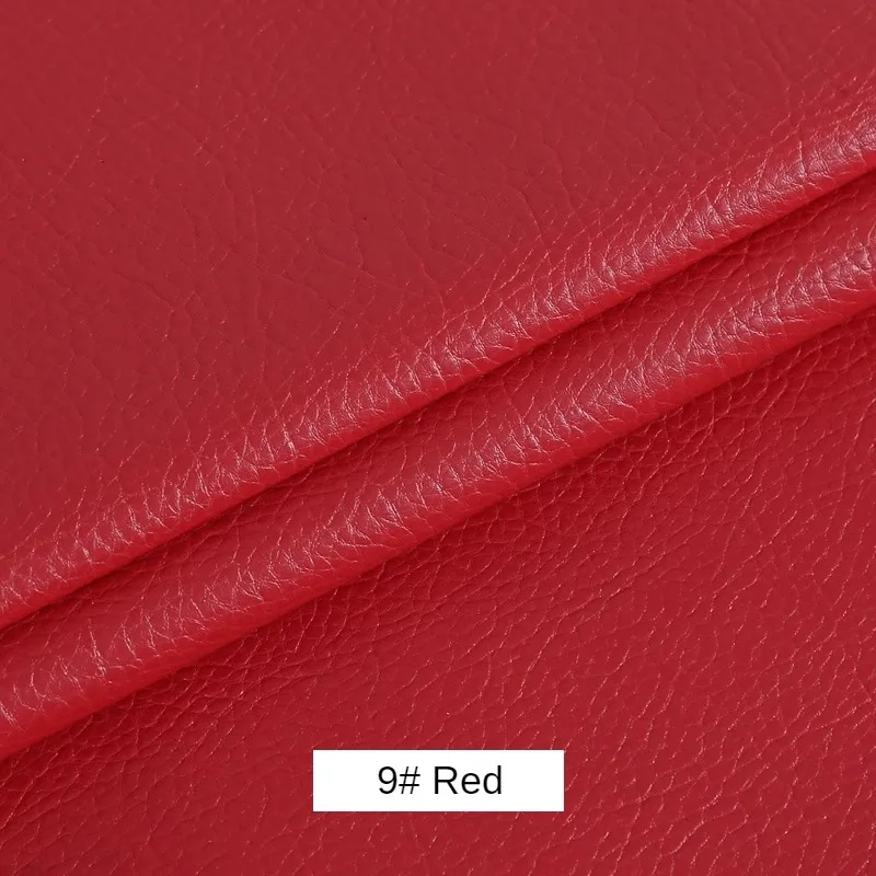 Soft Lychee Pattern Faux Leather Fabric for Upholstery Sofa Covers