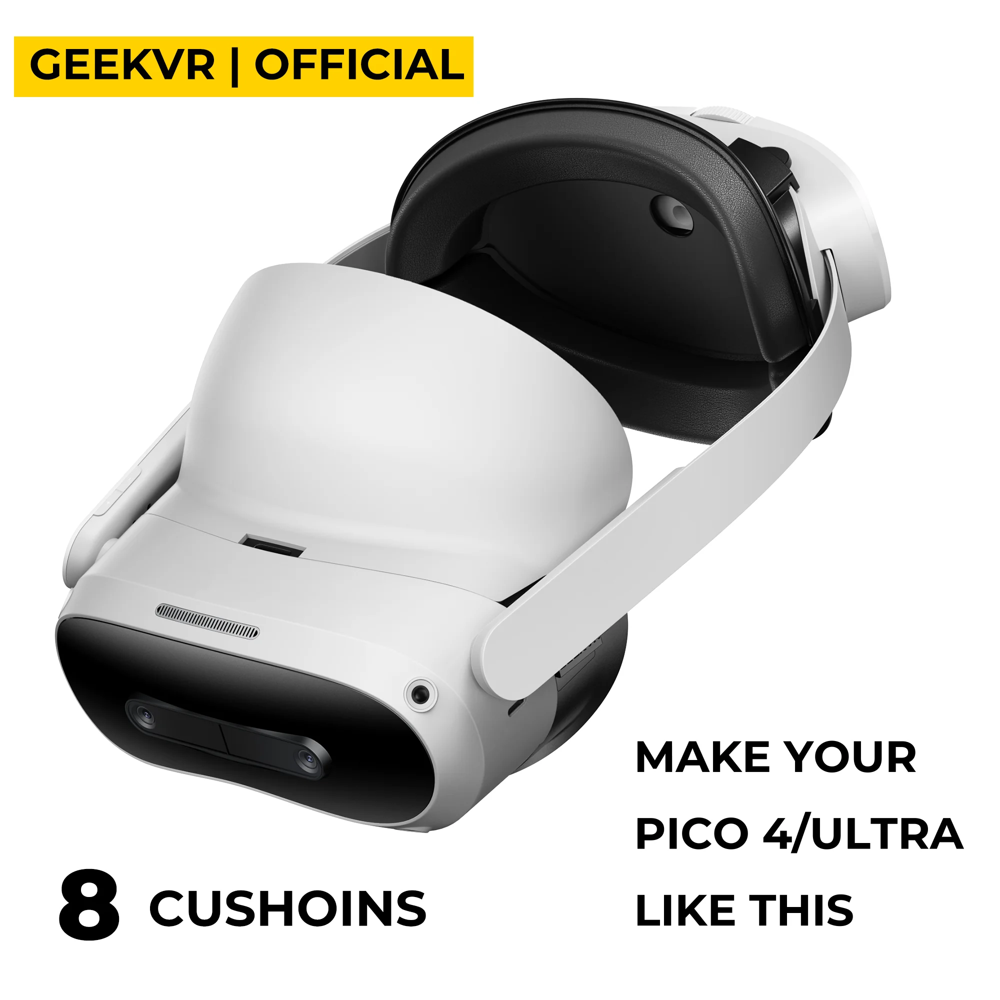 Geekvr-pico 4,pico 4 ultra,pico 4 pro用のヘッドストラップ