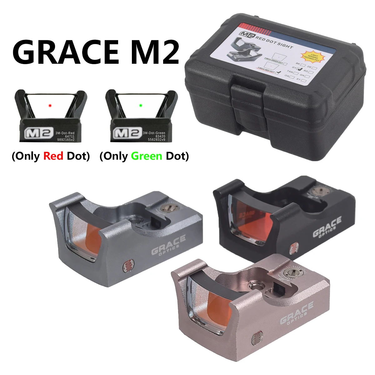 Aluminum Red Dot Sight Scope Tactical 20mm Rail Mount