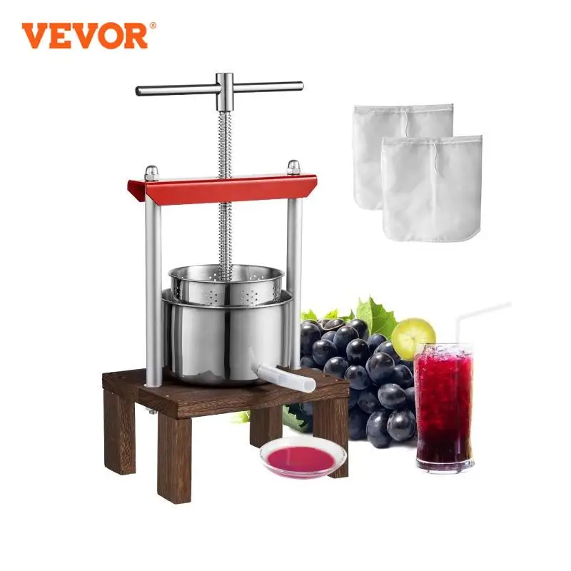 Manual juicer 2L Orange Juicer Extractor Stainless Steel Household Manual Squeezer Fruit Tincture Wine Olive Pressing Kitchen Machine manual juicer