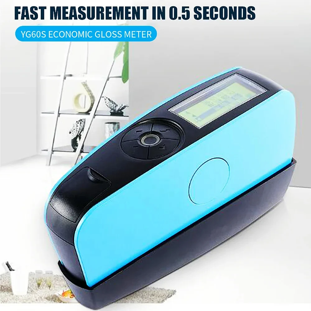 Portable Gloss Meter Glossmeter 60 Degree Paints Ink Ceramic Marble Tester Surfa