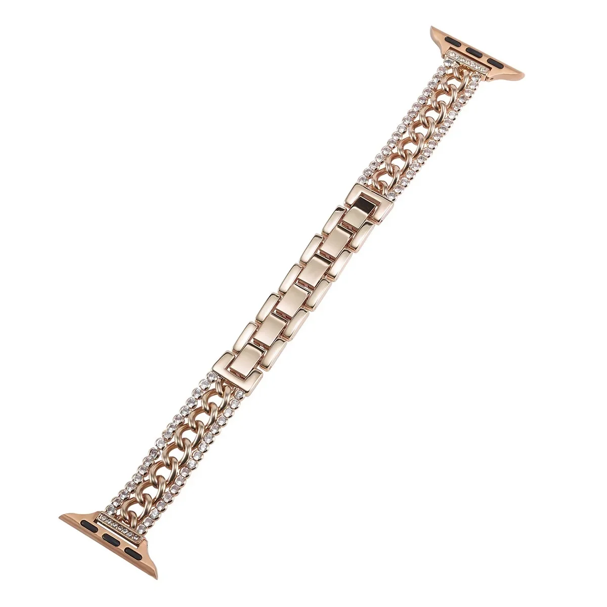 Pulseira de smartwatch em metal para apple watch series_voghion.com