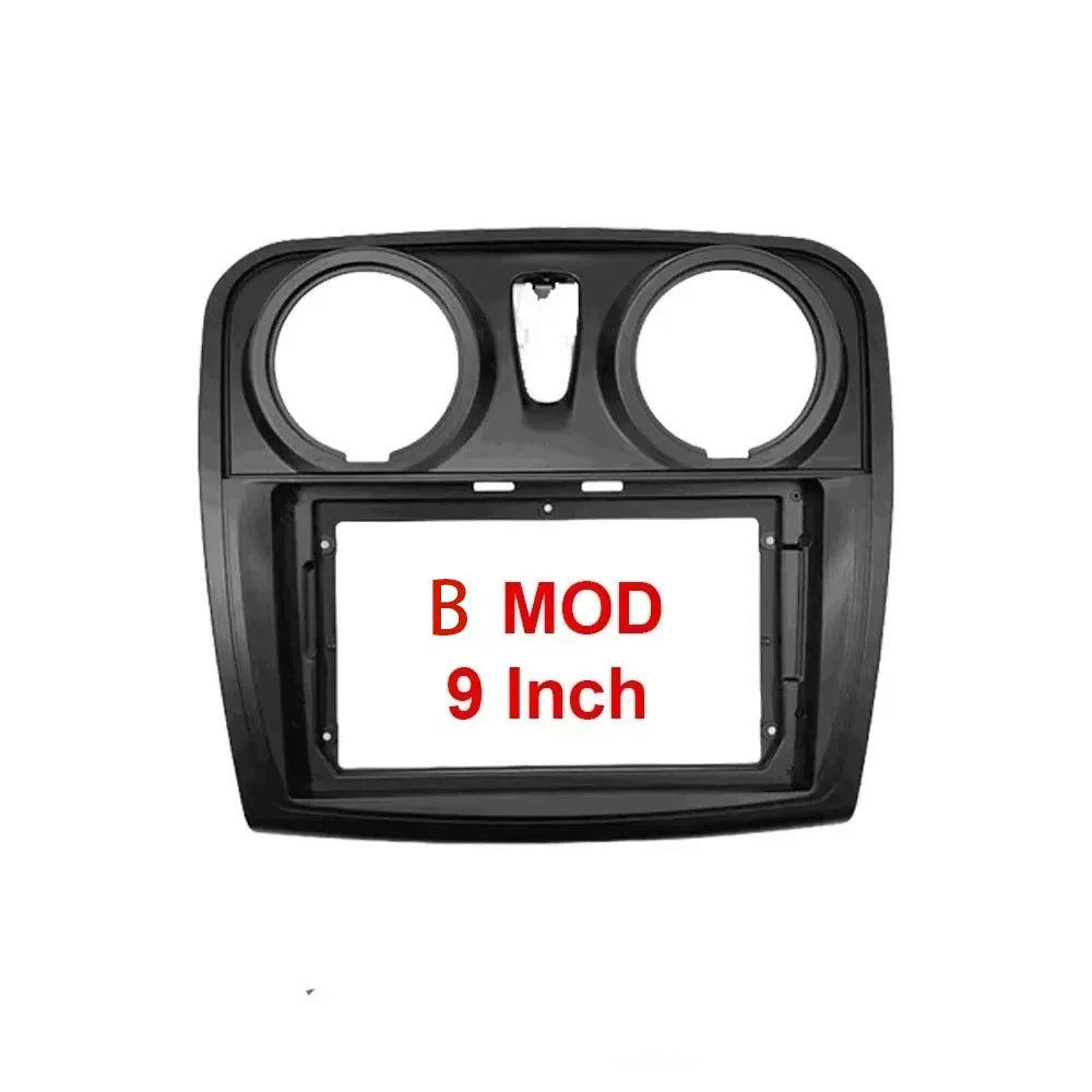 Radio Installation Frame 9 Inch 10 Inch Car Frame Fascia Adapter Android Radio Dash Fitting Panel Kit for Renault Logan Sandero Duster Symbol 2012-