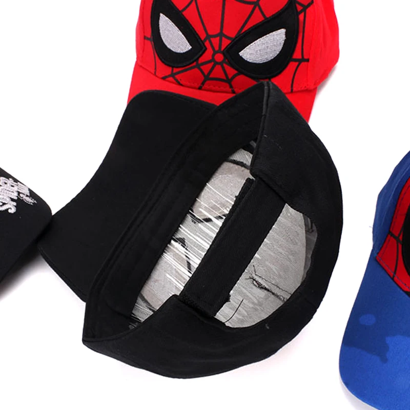 Disney Marvel Spiderman Summer Mesh Sun Cap For Boys Girls Cartoon Baby Hat Fashion Kids Hat Children Travel Baseball Caps 2-8Y 2