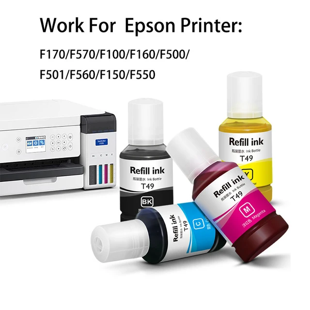 Encre de sublimation jaune, SureColor F100/ F500 ( Epson T49N400)