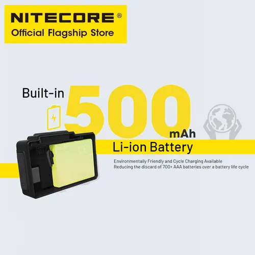 NITECORE NU20 Classic USB-C Rechargeable Headlamp 38 g Ultra Lightweight Headlight For Backpacker Outdoor Camping, Trail Running - Image 5
